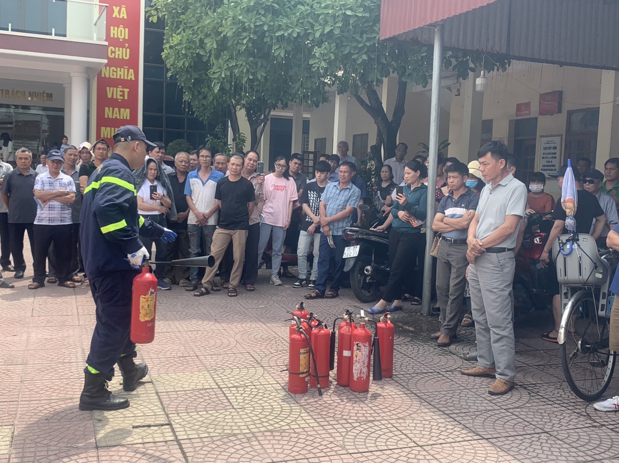 UBND phường Đông Hải 2: Tuyên truyền, phổ biến, giáo dục kiến thức, pháp luật về PCCC và CNCH tới 200 người dân